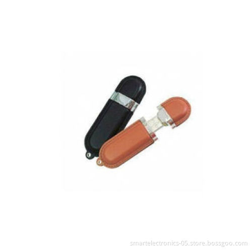 Leather USB Flash drives, 64MB-128GB, free logo printing, package, no MOQ, 2 years warranty